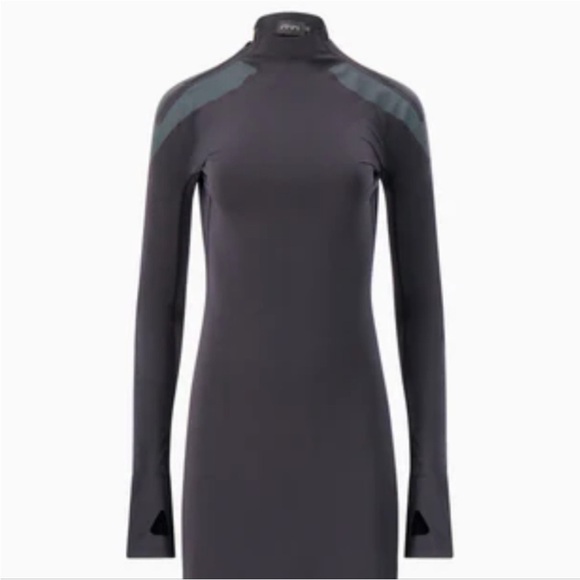 Johanna Parv Designer Sz M Long Sleeve Maxi Dress New Without Tags Black - Picture 9 of 11